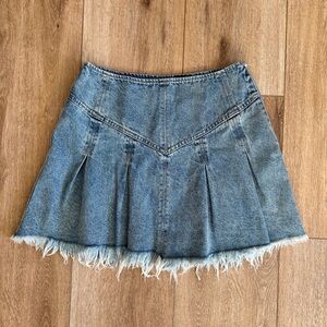 Free People Denim skirt